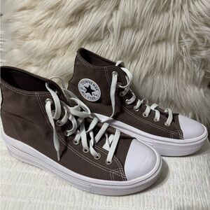 Converse Chuck Taylor All Star Move Platform - Brown